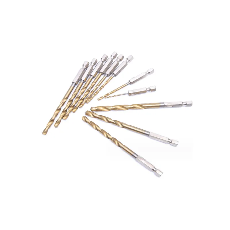 Non-Standard Hex Shank Straight Twist Drill Bit