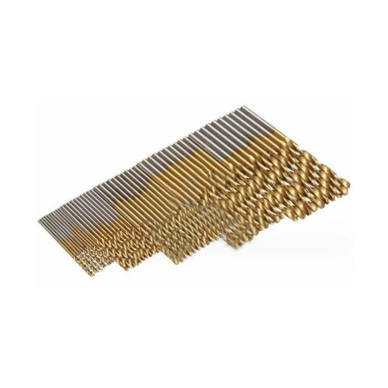 Titanium-Coated Straight Shank Twist Drill Bit