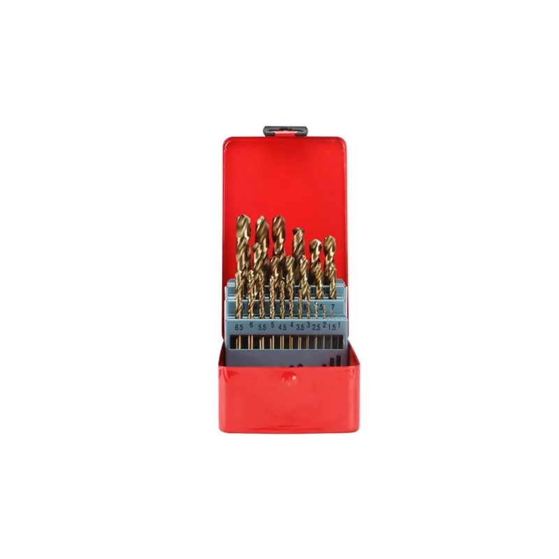 Cobalt Straight Shank Twist Drill Bit Set