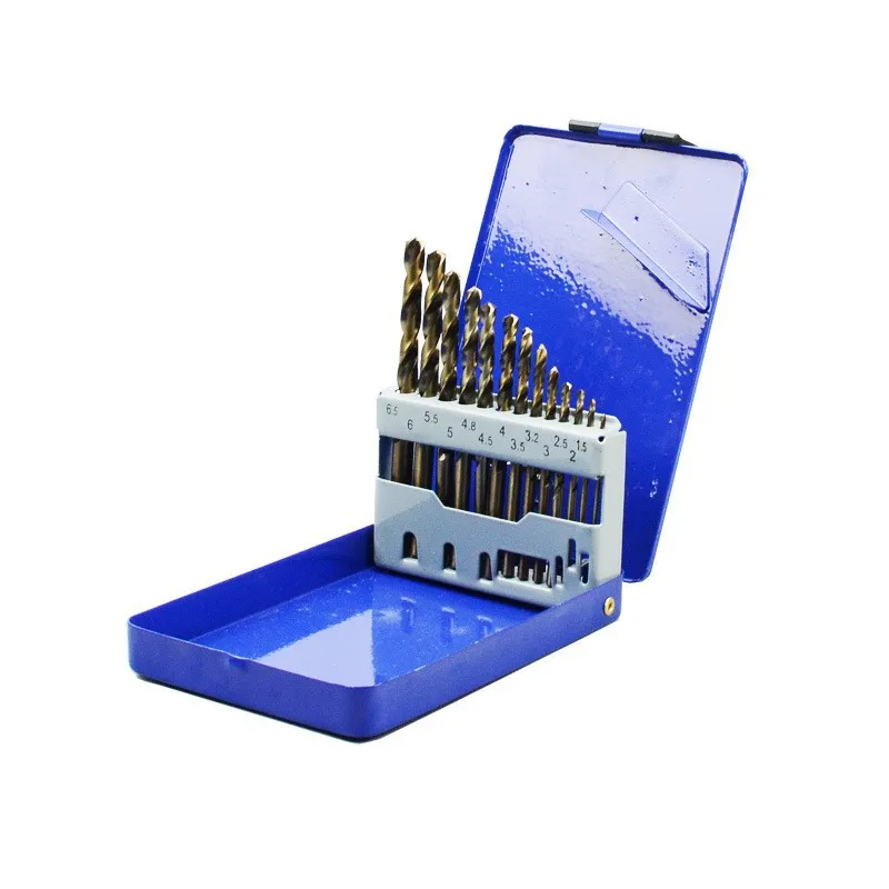 Cobalt Straight Shank Twist Drill Bit Set