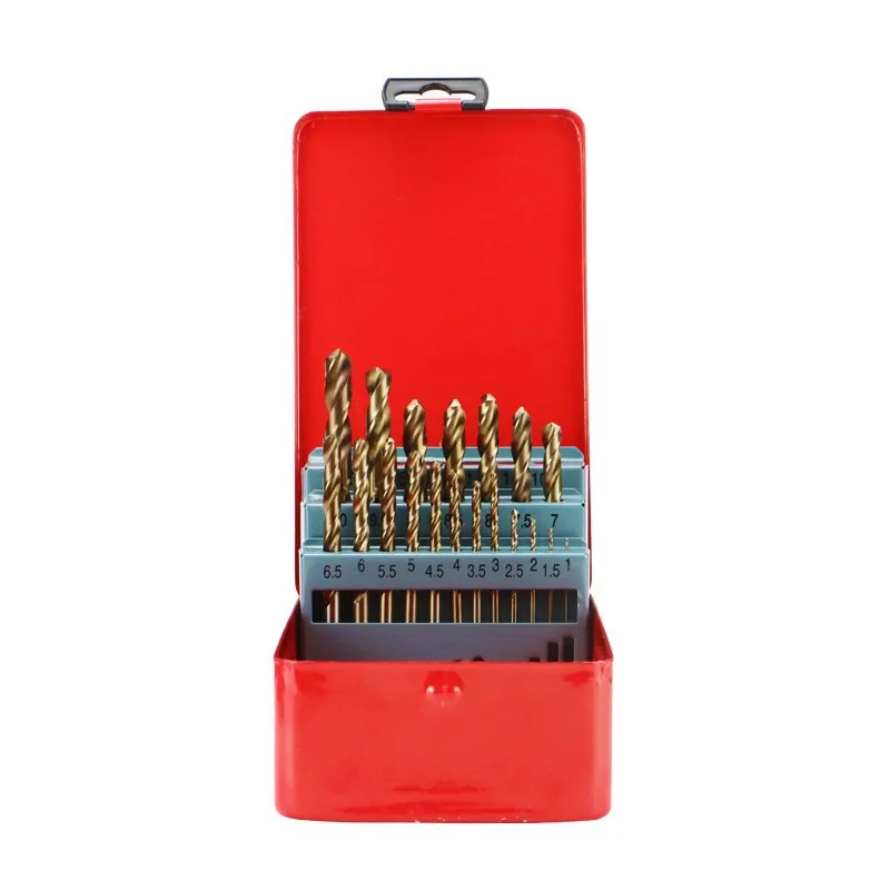 Cobalt Straight Shank Twist Drill Bit Set