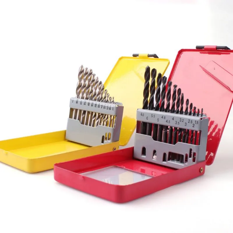 13pcs HSS Shank Twist Drill Bits Set