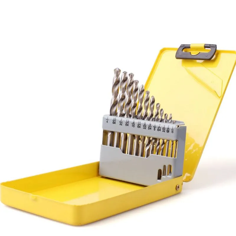 13pcs HSS Shank Twist Drill Bits Set