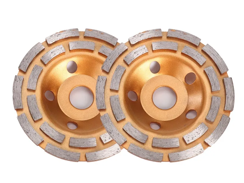 Professional Double Row Diamond Cup Grinding Wheel for Concrete & Masonry TG1001