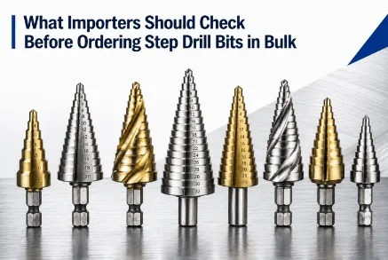 What Importers Should Check Before Ordering Step Drill Bits in Bulk