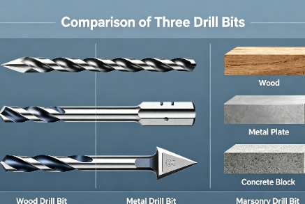 Wood vs. Metal vs. Masonry Drill Bit